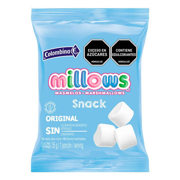 MASMELO MILLOWS 35G SNACK BLANCO