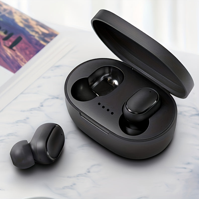 Auricular inalámbrico estéreo con cancelación de ruido, auriculares inalámbricos en el oído, auriculares inalámbricos táctiles, estuche de carga de auriculares inalámbricos, control de reproductor de música y auriculares electrónicos