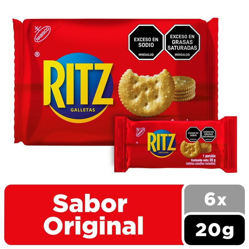 GALLETA RITZ 6U 20G PLAIN