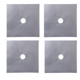 Juego de 8 piezas de protectores para estufas de gas, cubiertas para quemadores de horno y cocina, protectores antiadherentes para estufas de gas