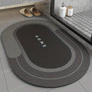 1 ud., Alfombrilla de Baño de Barro de Diatomeas, Tapete Absorbente para Suelo, Alfombra para Inodoro, Alfombrita Lavable Fácil de Limpiar, Alfombra Suave, Base Antideslizante de Goma