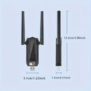 Adaptador WiFi USB inalámbrico de 1300Mbps con antena de doble banda de alta ganancia integrada de 5dBi, adaptador de red inalámbrica de 5,8G/2,4G para Windows 7/8.1/10/11, Plug and Play, funcionalidad de WiFi instantáneo y punto de acceso móvil.