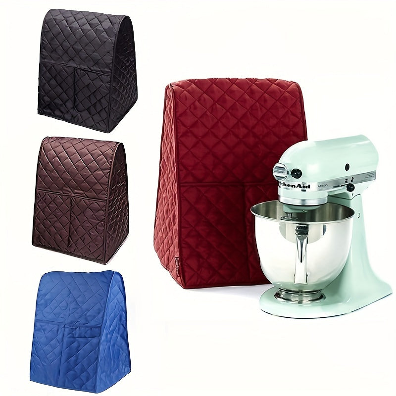1pc, Cubierta A Prueba De Polvo Para Batidora De Pie, Cubierta Para Batidora Con Bolsa Organizadora Para KitchenAid, Se Adapta A Todos Los Modelos De Cabezal Inclinable Y Elevación De Tazón, Cubierta Protectora Para Electrodomésticos De Cocina