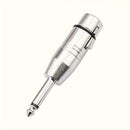 Adaptador XLR Hembra de Calidad Superior Xahpower a 1/4 Pulgada TS - Aleación de Zinc Duradera, Niquelado, Conector de Audio Desequilibrado para una Calidad de Sonido Cristalina con Micrófonos, Mezcladores, Guitarras y Cámaras