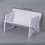 1pc Organizador de escritorio compacto - Estantería versátil para escritorio y mini estantería para libros y revistas con estante colgante, ideal para almacenamiento en la oficina y el hogar, estanterías de utilidad