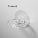 1pc Soporte Autoadhesivo de Pared para Cepillo de Dientes y Pasta Dental - Material Duradero de PS, Organizador de Almacenamiento de Múltiples Ranuras para Baño, Disponible en Morado, Transparente, Gris, Soporte para Cepillo de Dientes