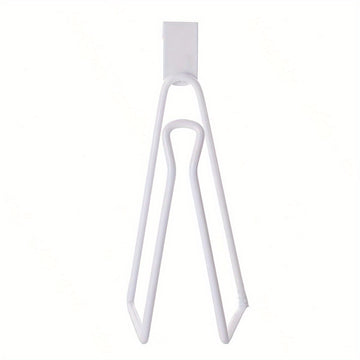 Soporte para Papel Higiénico de Hierro Forjado Montado en la Pared - Fácil de instalar sin taladro, diseño que ahorra espacio, para almacenamiento de papel higiénico, multiusos
