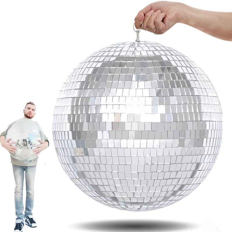 Bola de discoteca grande Zenart, decoración perfecta para pared, decoración del hogar, ideal para fiestas, bodas, KTV y ocasiones especiales como Navidad y Día de San Valentín