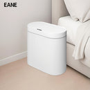 Basurero Inteligente EANE con Tapa - Sensor Sin Contacto, Funciona con Batería (36V), Diseño Moderno y Compacto para Cocina, Baño o Sala, Material PP Duradero, y Blanco, Eliminación de Residuos