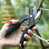 Tijeras de poda para árboles frutales de alta resistencia con mango ergonómico - Hojas de acero inoxidable de alta resistencia, filos de corte afilados para jardín y paisajismo, construcción duradera para uso profesional y doméstico, tijeras de poda para