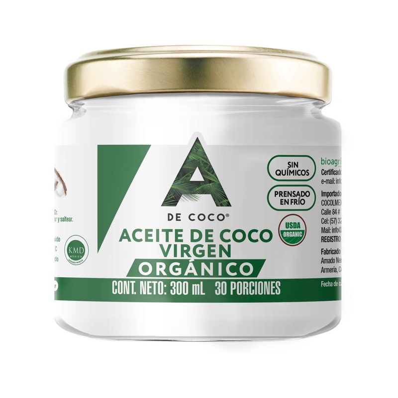 ACEITE COCO COCOLMEX 300ML ORG