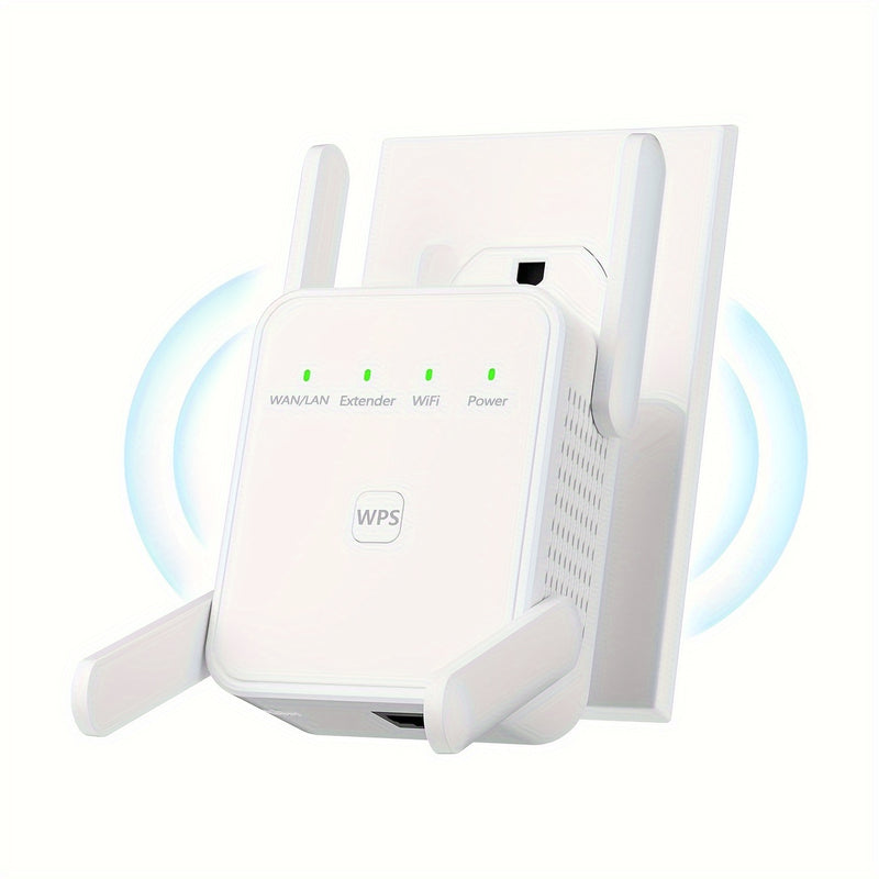 Extensor/Repetidor WiFi más nuevo de 2024, cubre hasta 9860 pies cuadrados y 60 dispositivos, amplificador de Internet con puerto Ethernet, configuración rápida, amplificador de señal inalámbrica para el hogar
