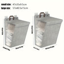 Canasta plegable para ropa sucia, 1 unidad, organizador de ropa para colgar en pared, ideal para baño, dormitorio, sala de estar, organización del hogar