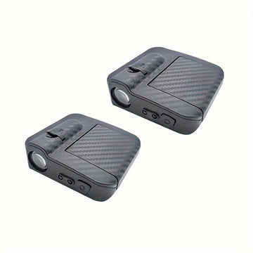2 Piezas, Proyector De Luz LED De Bienvenida Para Puerta De Coche, Luz De Cortesía HD, Emblema De Sombra Fantasma, Compatible Con Chevrolet, Dodge, Nissan, Toyota, Ford, Hyundai, Honda, Kia, Opel, Funciona Con Pilas, 36 V Máx, No Incluye Pilas