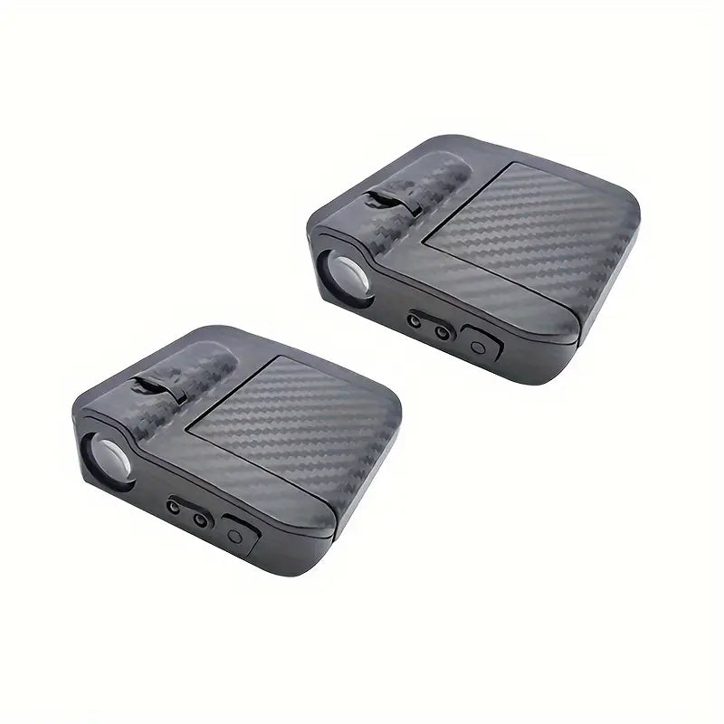 2 piezas de proyector de luz LED, luz de cortesía con logo GR deportivo, USB, HD, para Audi, Benz, BMW, Citroën, Hyundai, Honda, Kia, MG, Skoda, Toyota, Peugeot