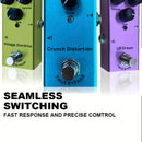 1 pieza de pedal de guitarra eléctrica, efecto de sobredriver clásico, efecto de distorsión metálica británica, efecto de distorsión metálica estadounidense. Un solo efecto de pedal mini. Accesorio esencial para instrumentos de guitarra eléctrica. Este p