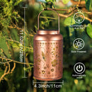 Luz solar para jardín en forma de colibrí - Decoración exterior perfecta, regalo ideal para mujeres, mamás y abuelas | Construcción duradera en metal con batería recargable de 600mAh