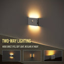1 ud./2 uds./4 uds. Luz de noche de inducción LED, luz de pared de inducción de cuerpo humano con carga USB inalámbrica, luz de noche de baño para dormitorio, pasillo, armario