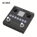 Procesador de efectos múltiples para guitarra/bajo profesional M-VAVE - Modelado neural ANN, 60+ efectos, 20 simulaciones de amplificador y IR CAB, batería de 10 horas, grabación OTG - Modelador de amplificador digital portátil con función congelar, TAP