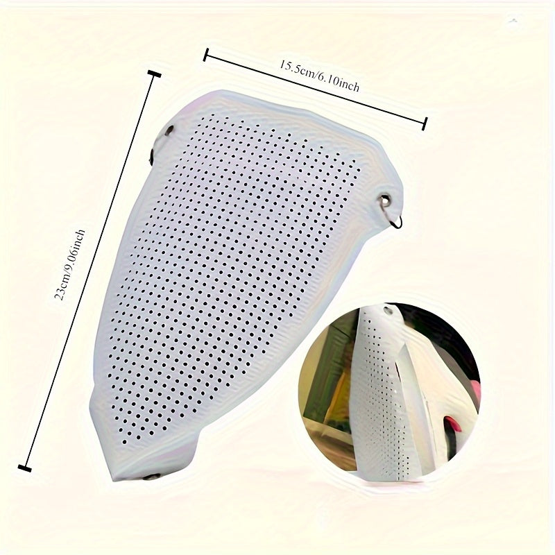1pc Protector de Plancha Teflón Resistente al Calor - Base Antiadherente para Deslizamiento Suave, Diseño Fácil de Limpiar con Ajuste Elástico - Ideal para Uso Doméstico y Comercial, Accesorio Duradero, Profesional en Lavandería