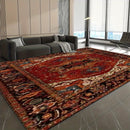 1pc Alfombra con Estampado Retro, Ideal para Cocina, Pasillo, Entrada de Dormitorio, Baño, Sala, Interior/Exterior, Puerta Principal, Estudio, Fondo Antideslizante, Lavable a Máquina y Engrosada