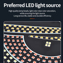 2 luces LED para auto Ojo del Diablo, lámpara de ojos de demonio para camión con alimentación USB, luz ambiental sin necesidad de cableado, luz decorativa para vehículo