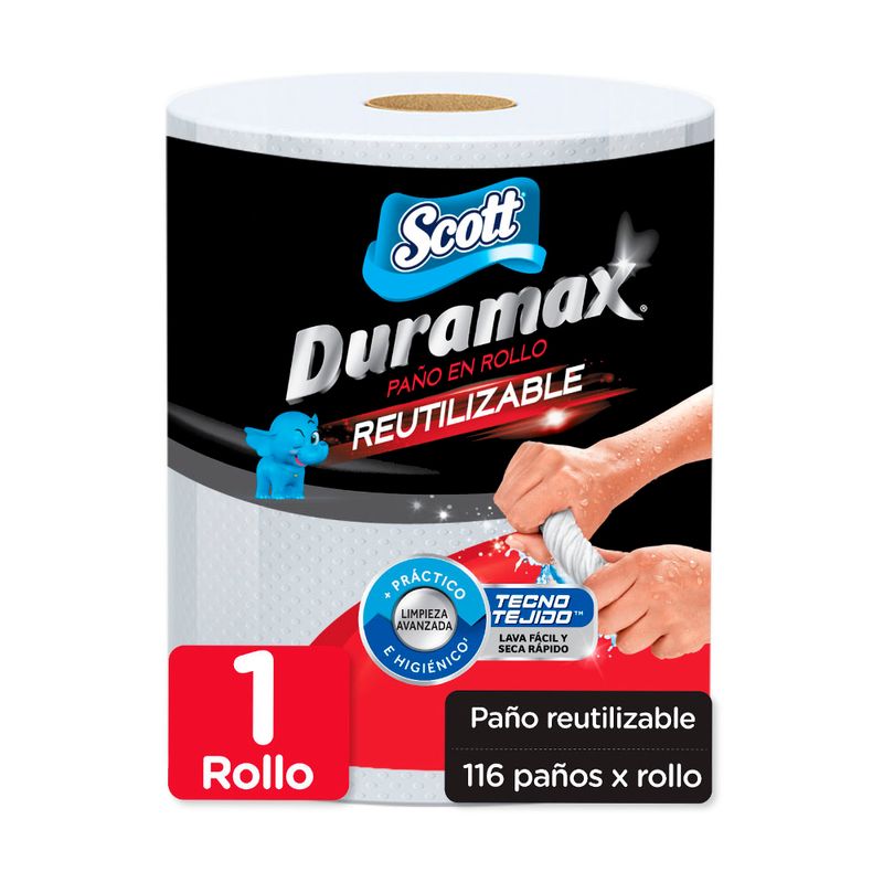 TOALLA COCINA SCOTT 80U DURAMAX 2EN1