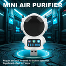 Purificador de aire Space Explorer Mini, Plug and Play, Sin operación de botón, Filtración automática 24/7, Esencial para el hogar, Portátil para uso en coche, Material de plástico, Alimentado por USB, Baja tensión ≤36V
