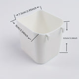 Estantería de Almacenamiento para Cocina Montada en la Pared sin Taladro con Múltiples Ganchos y Cajón Deslizante - Diseño Apilable de Tablero Perforado para Instalación Fácil, Ideal para Ollas, Especias y Utensilios, Blanco, Accesorios de Cocina