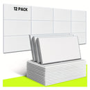 Paquete de 12 paneles acústicos para pared, 7.8×11.8×0.35 pulgadas Paneles de espuma insonorizantes con adhesivo trasero, Paneles de reducción de ruido absorbentes de sonido para paredes de puertas de oficina