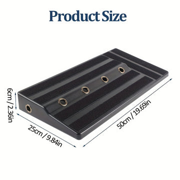 Tablero para pedales de guitarra Rockhouse, plástico resistente, diseño liviano y compacto para múltiples efectos, ideal para músicos de rock, pop y metal, tablero de pedales moderno, plástico duradero