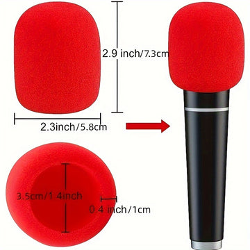 1 pieza, Funda protectora de esponja para micrófono pulverizador