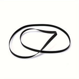 10 unidades de cinturones de goma negra de alta calidad para platos giradiscos - Superficie suave y duradera para reproductores de discos fonográficos, accesorio para platos giradiscos de vinilo | Cinturón de superficie suave | Construcción duradera, acc