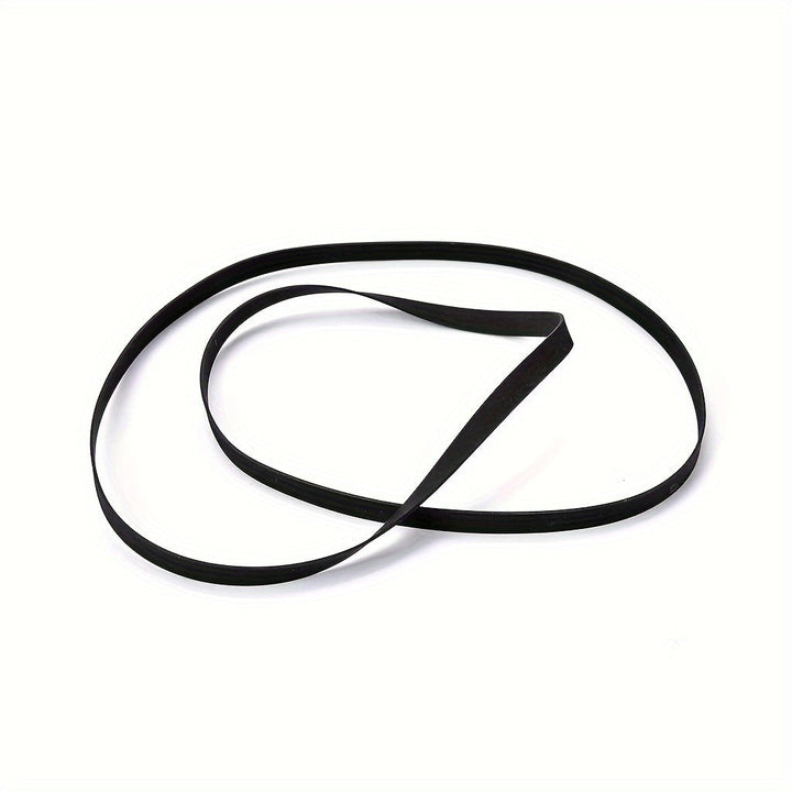 10 unidades de cinturones de goma negra de alta calidad para platos giradiscos - Superficie suave y duradera para reproductores de discos fonográficos, accesorio para platos giradiscos de vinilo | Cinturón de superficie suave | Construcción duradera, acc