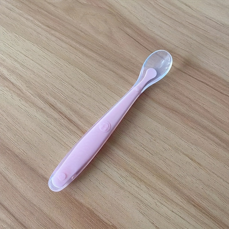 Cuchara de silicona suave para cabeza: 2 cm/0.79 pulg, 3.5 cm/1.38 pulg, 15.5 cm/6.1 pulg, 11.5 cm/0.59 pulg - Utensilio de cocina y comedor - Material de silicona