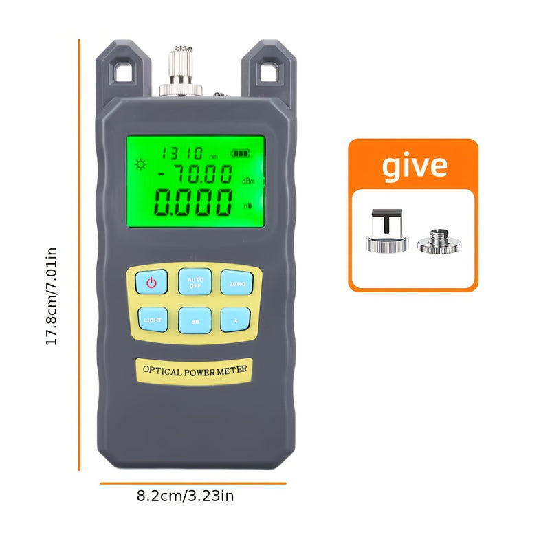 1pc Medidor de potencia óptica DXP-20B medidor de atenuación óptica OPM probador de atenuación de fibra -70+10dbm FC/SC/S