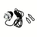 Lámpara para arte de uñas y teléfono - Luz LED alimentada por USB con cabeza ajustable, mango ergonómico y diseño duradero negro, lámpara de uñas, luz elegante, acabado metálico