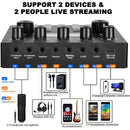 Interfaz de audio V8S Kit de podcast todo en uno con micrófono de condensador BM800 - Ideal para grabación, canto, transmisión en vivo y juegos - Carga USB, batería recargable, configuración de audio profesional, equipo de podcasting|Interfaz de audio pr