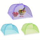 3 piezas, cubiertas plegables para alimentos, carpas de malla anti moscas/bichos/mosquitos, protector de alimentos para picnic, camping y asados, fácil de guardar