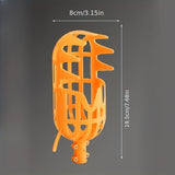 Recogedor de Frutas Resistente con Empuñadura Ergonómica - Herramienta Ligera para Cosecha en Jardín, Polipropileno No Tóxico para Huerto, Granja y Hogar - Equipo Manual para Recoger Manzanas, Bayas, Ciruelas y Duraznos - Mango de Recolectora, Construcci