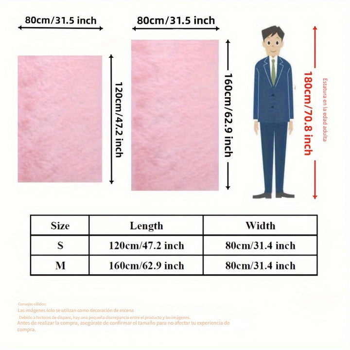 1pc, Alfombra de Tinte Rosa con Patrón Tie-Dye, Suave y Esponjosa para Sala, Dormitorio, Residencia Universitaria o Mesa de Café/Té, Multiusos como Colchoneta de Yoga, Fitness o Picnic/Camping, Ligera y Fácil de Doblar, Decoración para Habitaciones/Hogar