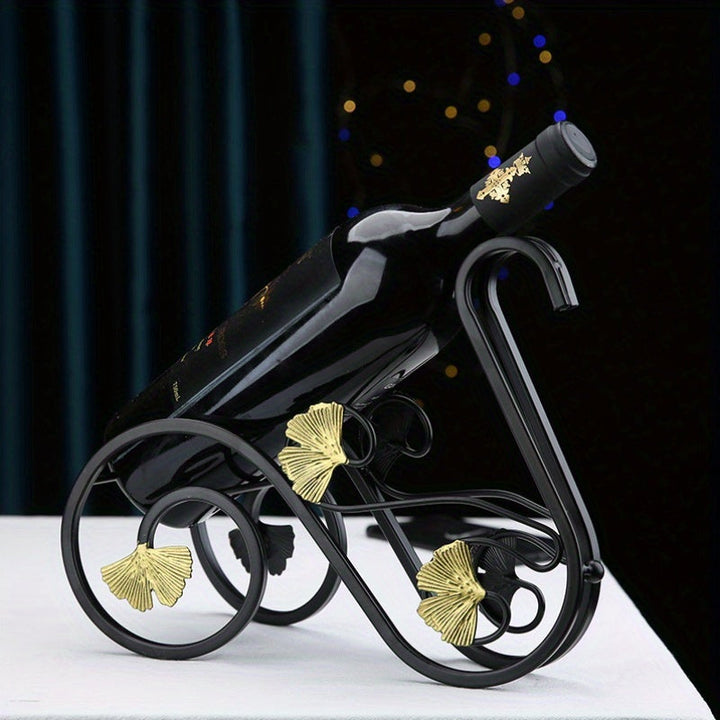 Nueva estantería creativa para vino en casa, armario de vino y soporte decorativo para vino, con una elegante estantería para botellas de vino al revés para un toque lujoso.