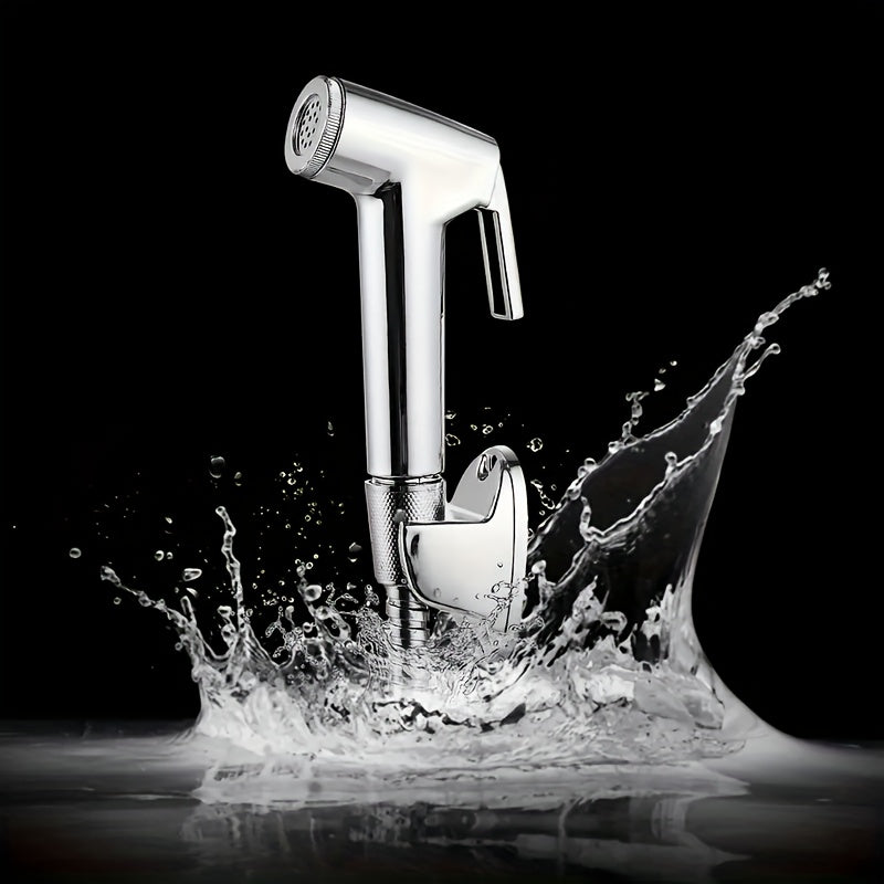 Kit de ducha portátil de alta presión para 30 hogares | Pistola de limpieza de baño y inodoro con manguera y soporte de pared | Boquilla de limpieza automática para ducha, mascotas y pañales | Potente chorro para el cuidado del baño de mujeres | Diseño d