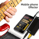 Cable convertidor para instrumentos musicales, conexión de guitarra, bajo, piano eléctrico, batería y altavoz a teléfono móvil, con efectos de grabación