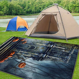 Alfombra de Terciopelo 850g/m² con Diseño Geométrico – Espeso y Suave para Exteriores, Ideal para Hogar, Jardín y Césped: Añade Elegancia a tu Vida