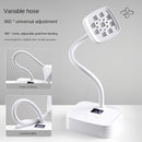 Lámpara LED portátil y recargable, con botón de activación, curación de 30 segundos para aplicaciones de uñas de gel más rápidas.