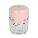 Mini Trituradora de Ajo Recargable de 8,45 onzas - Duradera y Resistente, Carga USB, 1200 RPM, Ideal para Triturar Ajo, Pimientos, Cebolla, Carne Picada, Frutos Secos y Más