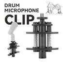 Pinza Ajustable para Micrófono de Batería LMBGM - Soporte Giratorio Antigolpes, Construcción en Plástico Duradero y Fácil Instalación para Conciertos en Vivo, Sujeción Segura, Diseño Resistente a Impactos, Material Antivibraciones, Equipo para Escenario,