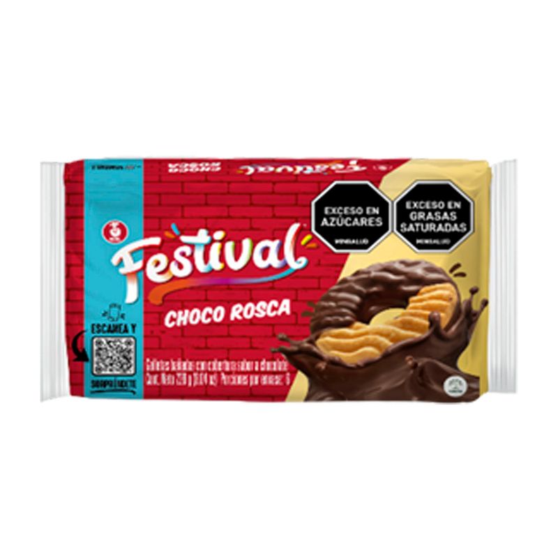 GALLETA FESTIVAL 6U 228G CHOCOROSCA