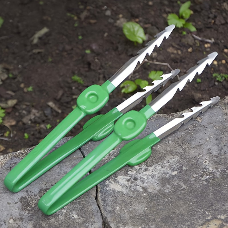 2 piezas de tijeras de jardín de acero inoxidable con asas ergonómicas - Pinzas multiusos para rastrillar, podar, injertar y trepar a la vid - Diseño duradero ambidiestro para uso profesional y doméstico, tijeras de poda para jardín, herramienta para ras